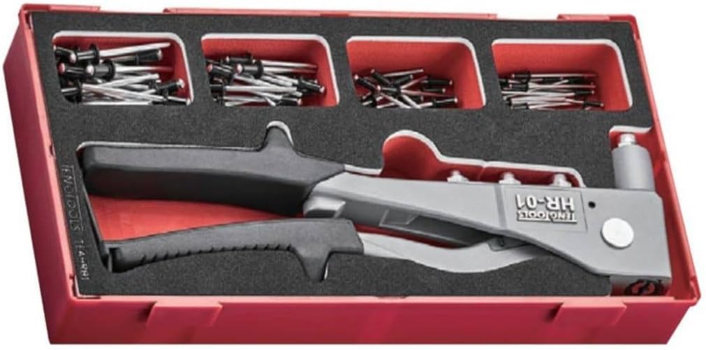 Teng Tools nitpistolset 81 delar i EVA-skumorganiseringsverktygslåda - TEAHR81