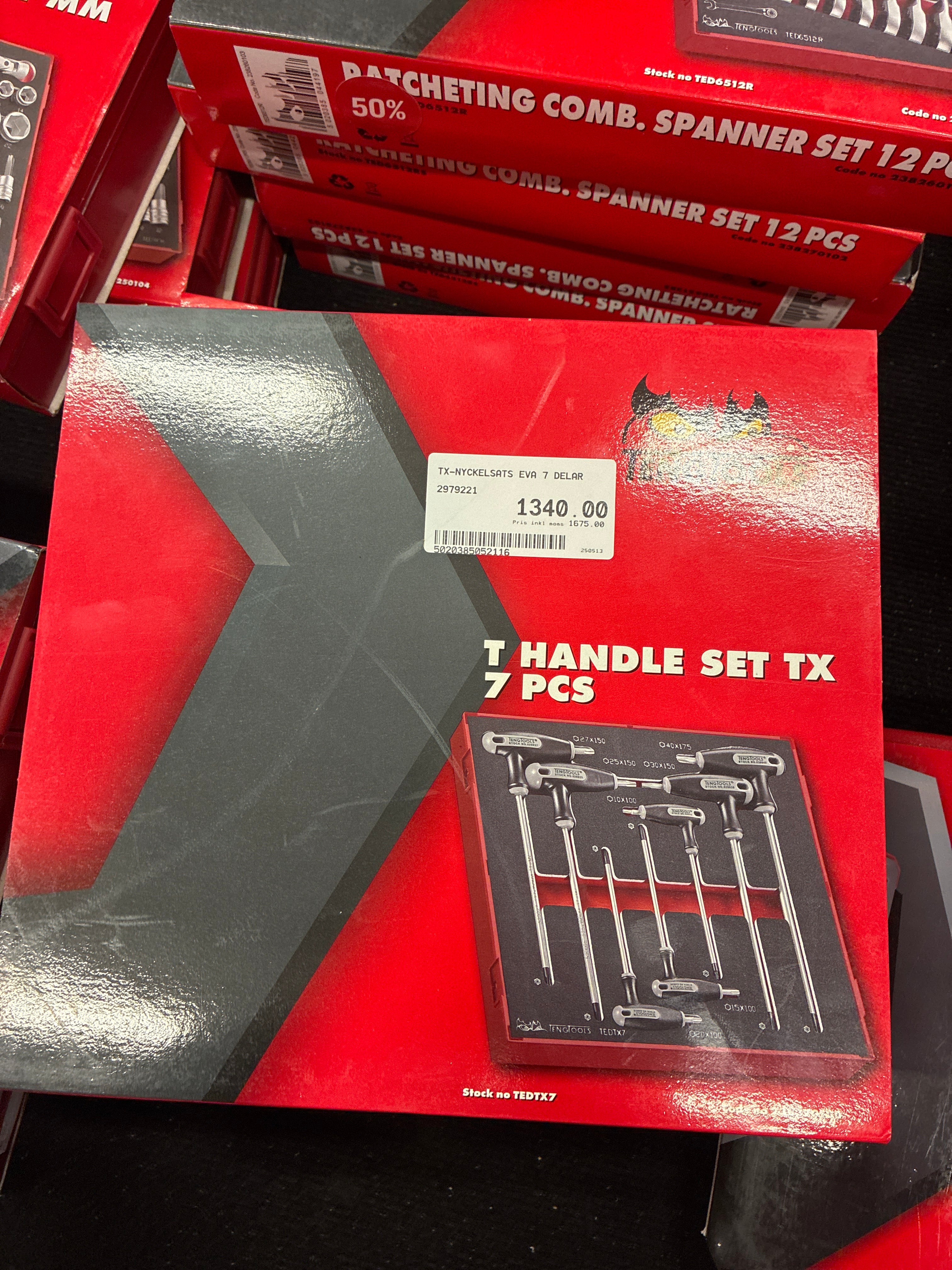 T-handtagssats TX 7