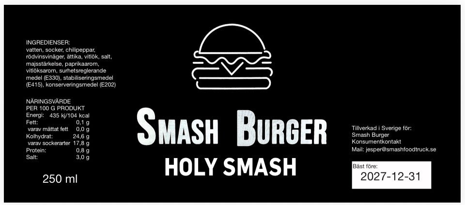 Holy smash chilisås