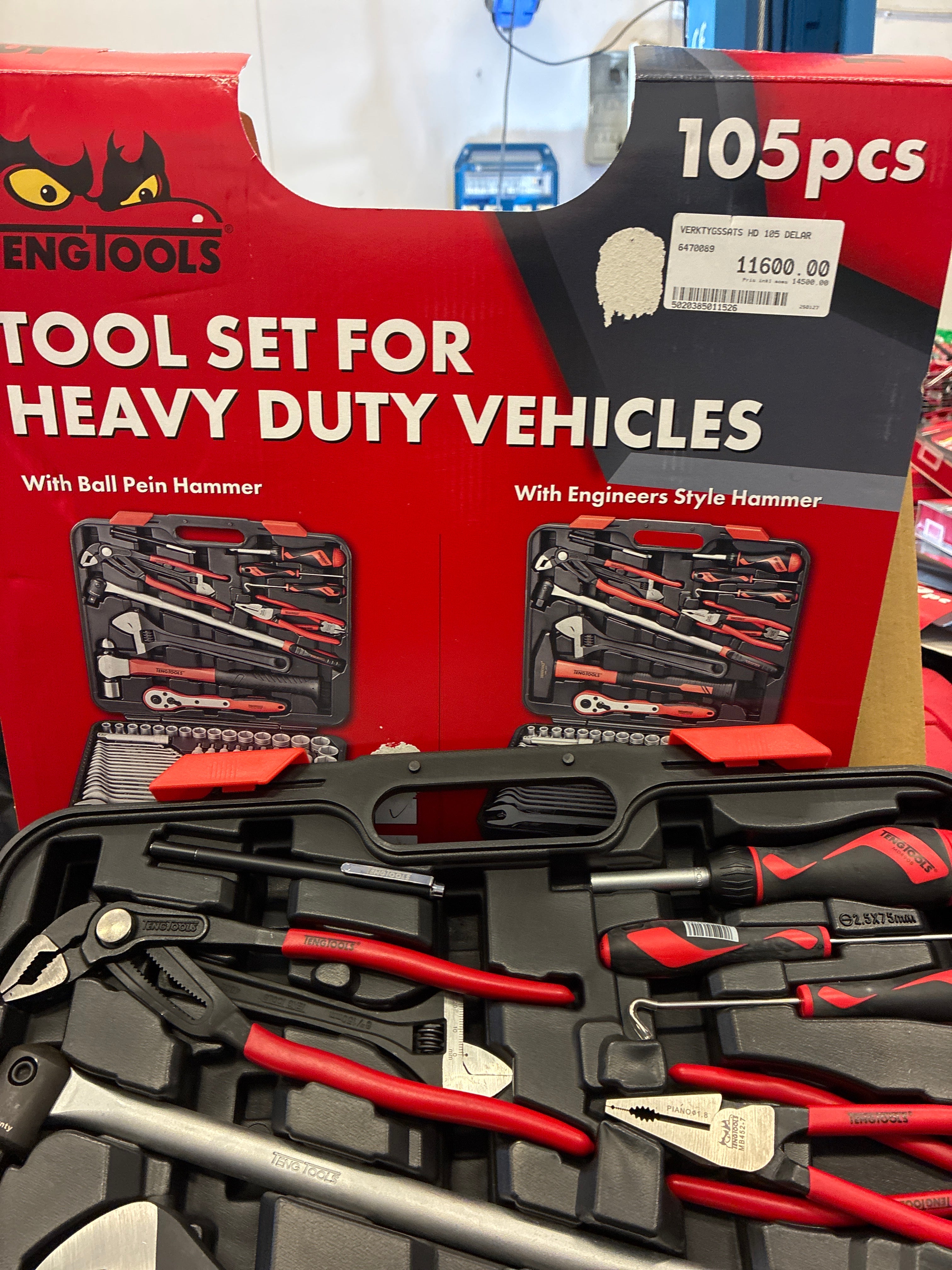 Komplett Verktygsätt  105 fem pcs